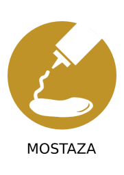 Símbolo alérgeno de mostaza